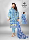 Roohi Zara Vol 1 By Deeptex Lawn Cotton Pakistani Dress Material Wholesale In Delhi
